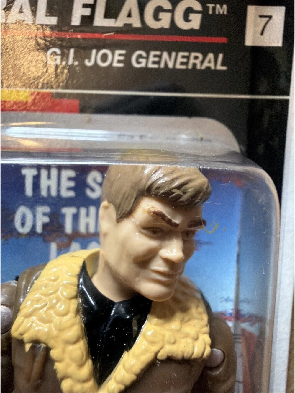 G.I. Joe General Flagg (v1) 1992 Action Figure NEW on Cut Card Vintage 90's ARAH